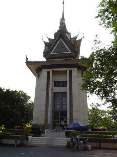 Memorial Stupa at the Killing Fields of Choeung Ek
