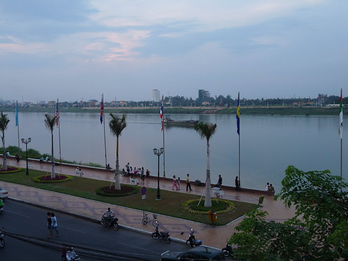 View from the Foreign Correspondent’s Club in Phnom Penh