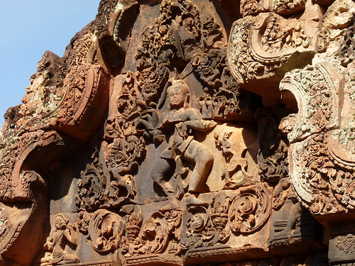 Carvings at Banteay Srei