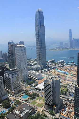 View from 43rd floor of Bank of China tower