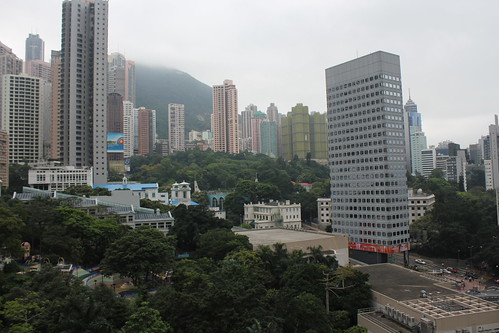 View of Hong Kong Island from Hong Kong Park